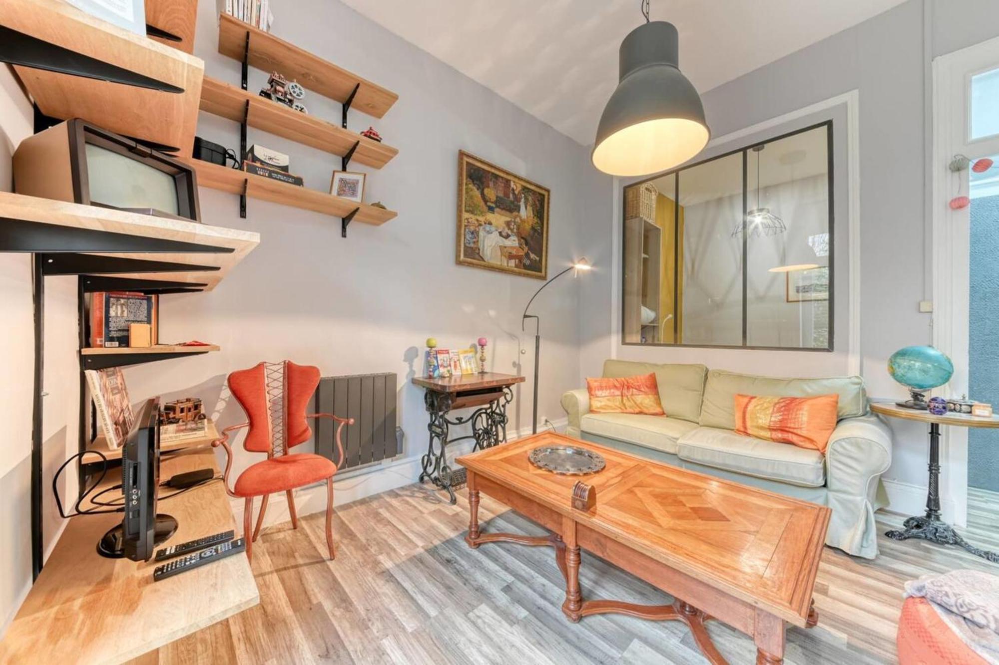 Le Garden City - Bel Appartement Avec Jardin Prive Вийёрбан Экстерьер фото